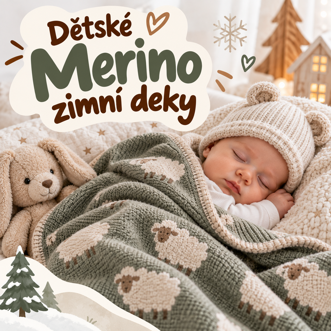 Dětské Merino deky