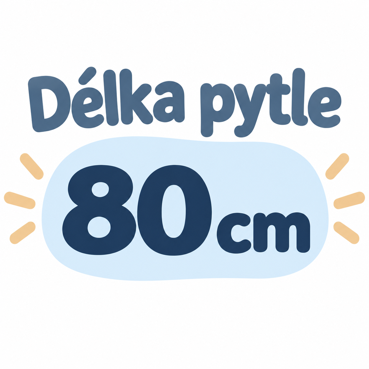 Délka pytle 80 cm
