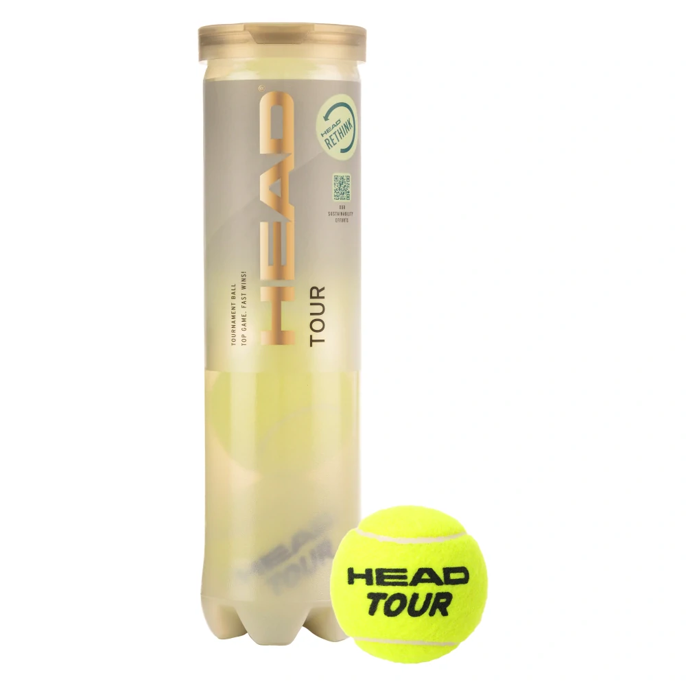 Tenisové míče HEAD TOUR dóza 4ks