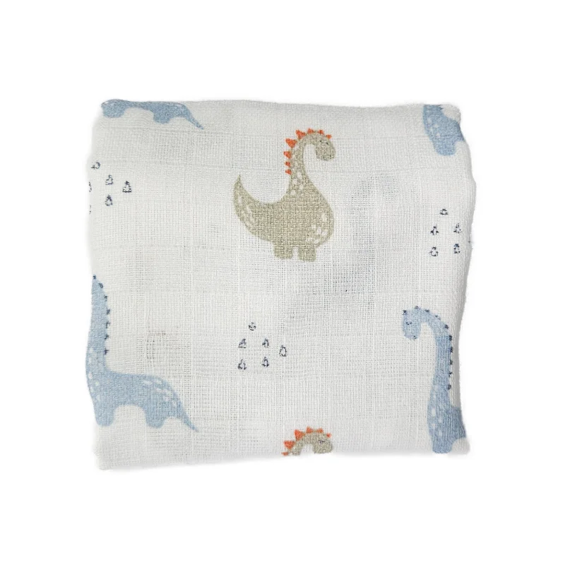 Kvalitní látkové bavlněné pleny s potiskem - Tetra Premium, 70x70 cm - dinosauři 5 ks v balení PREM