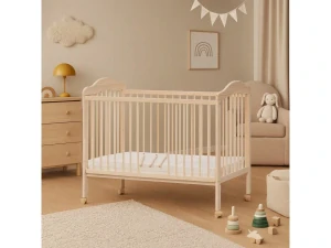 Dětská postýlka s vyndavacími příčkami Scarlett ALEK (borovice) - ECO 120 x 60 cm