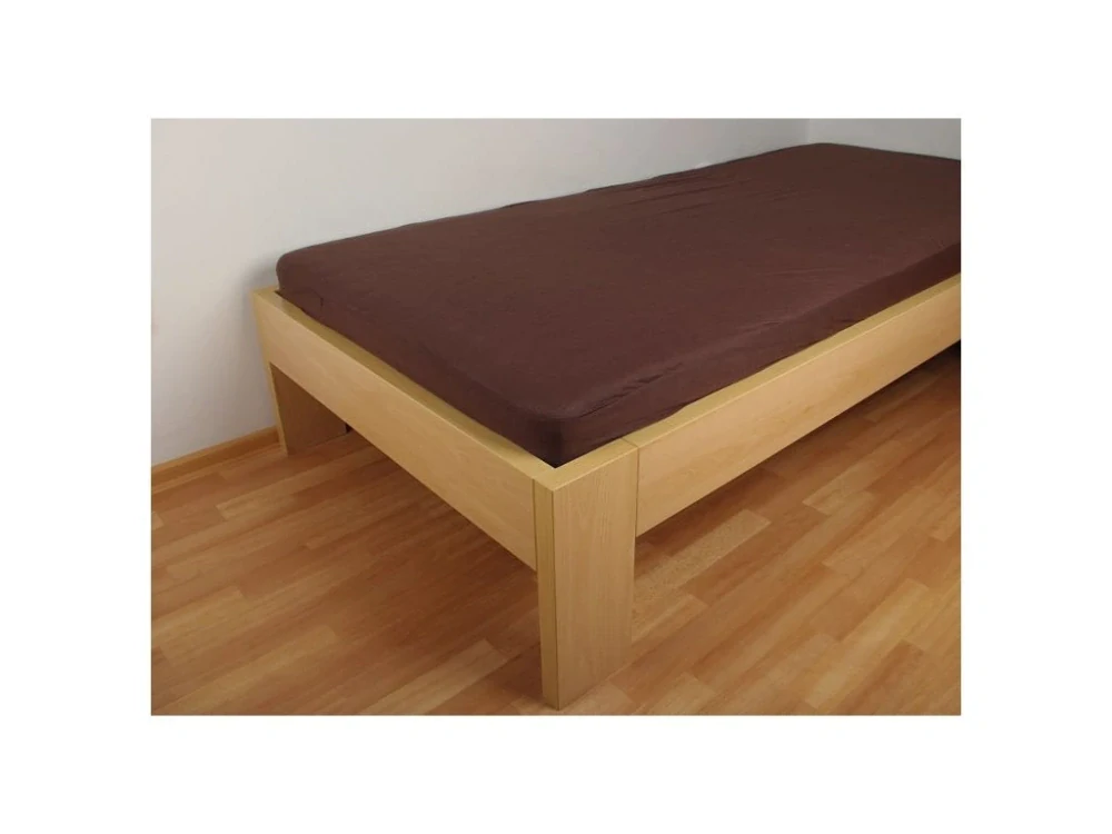 2v1 Hnědé prostěradlo 80x160 cm a chránič matrace Kaarsgaren