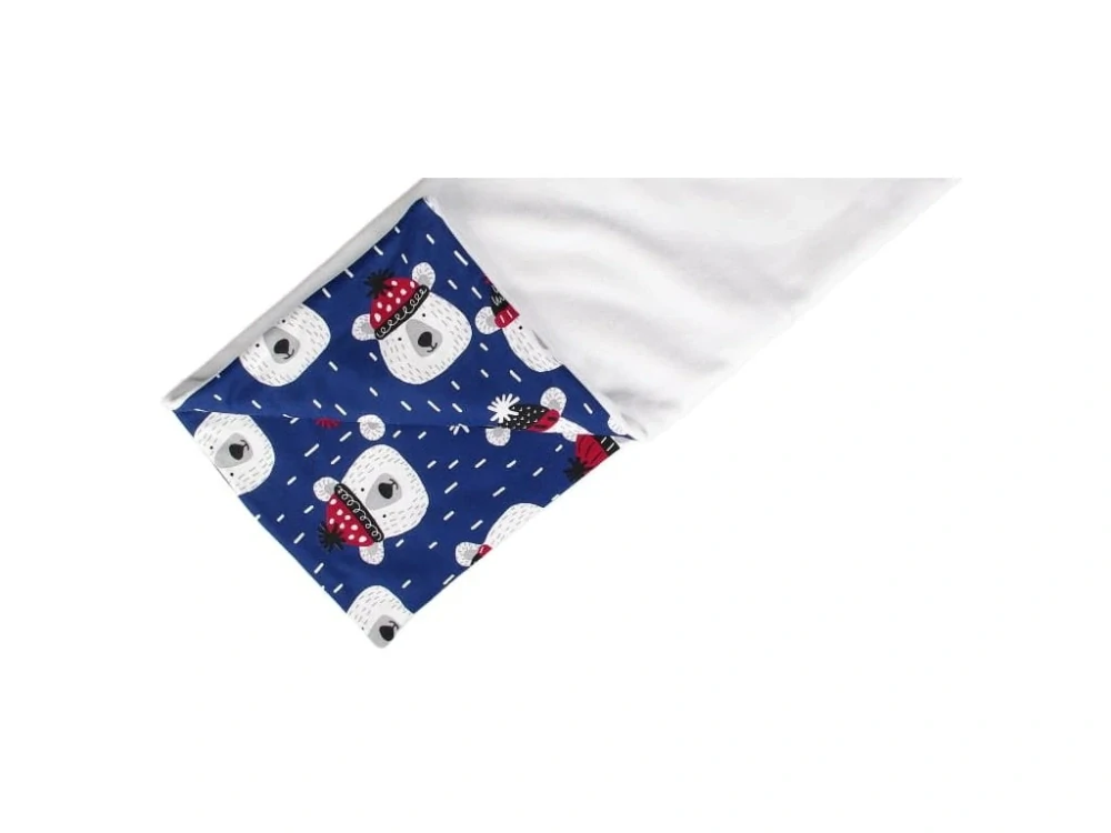 Zateplená dětská deka 100x70 cm bílá medvědi Kaarsgaren