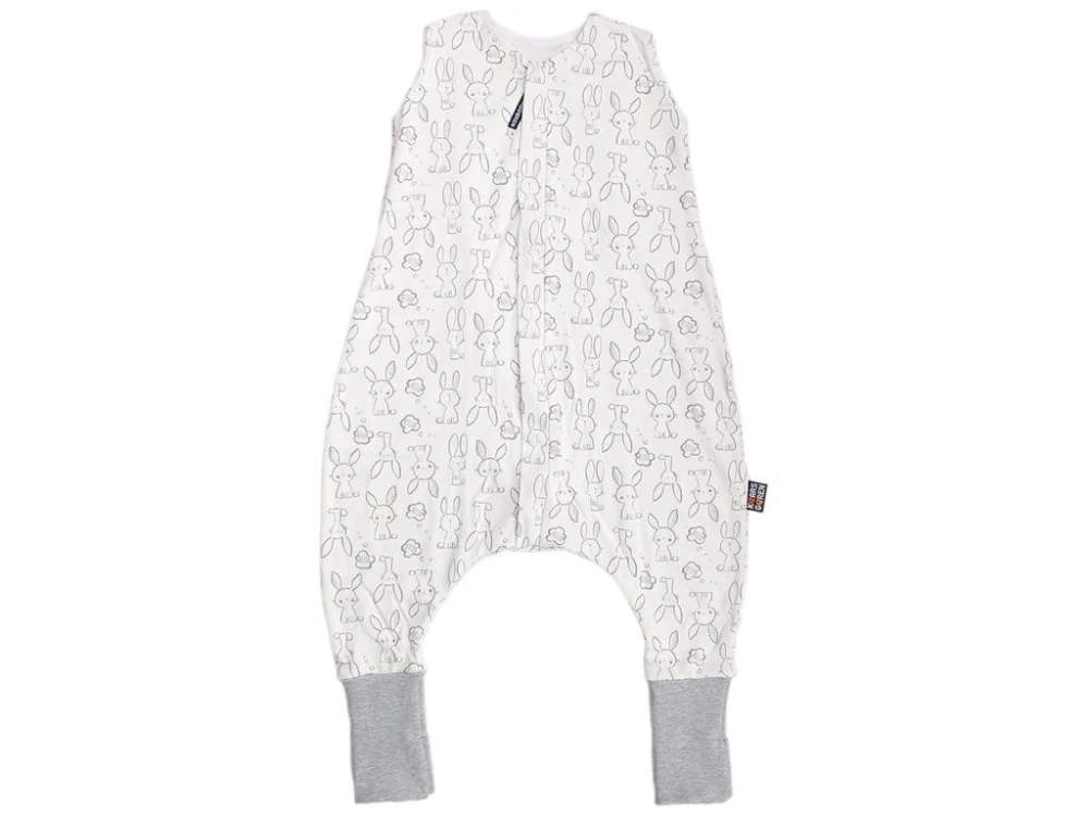 Letní spací pytel 90 cm s nožičkami zajíčci Kaarsgaren