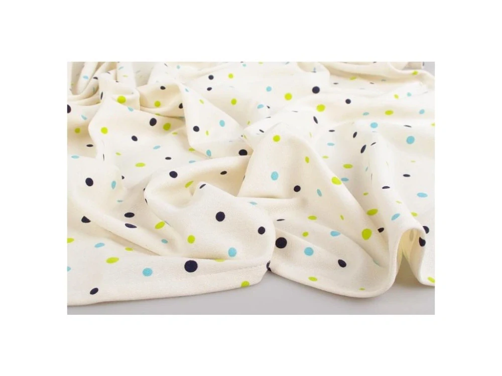 Dětská merino deka 100x70 cm bio puntíky Kaarsgaren