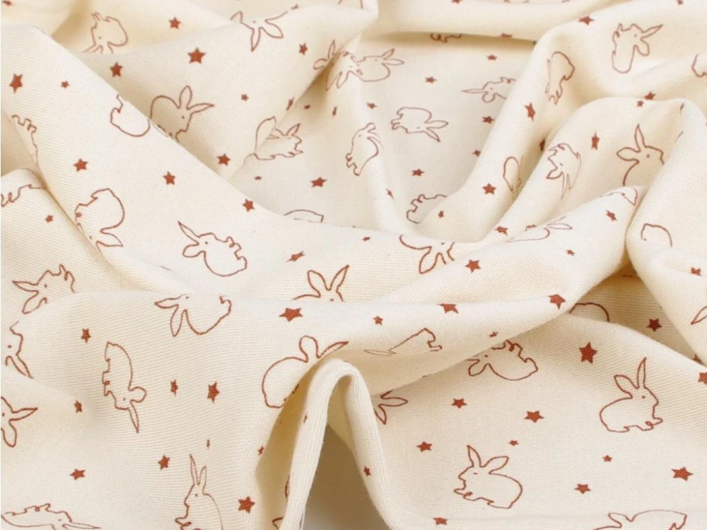 Dětská letní deka 70x100cm z biobavlny králíčci Kaarsgaren