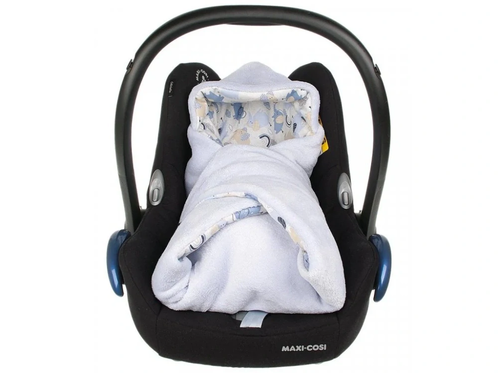 Zateplená zavinovačka wellsoft modrá sloni Kaarsgaren