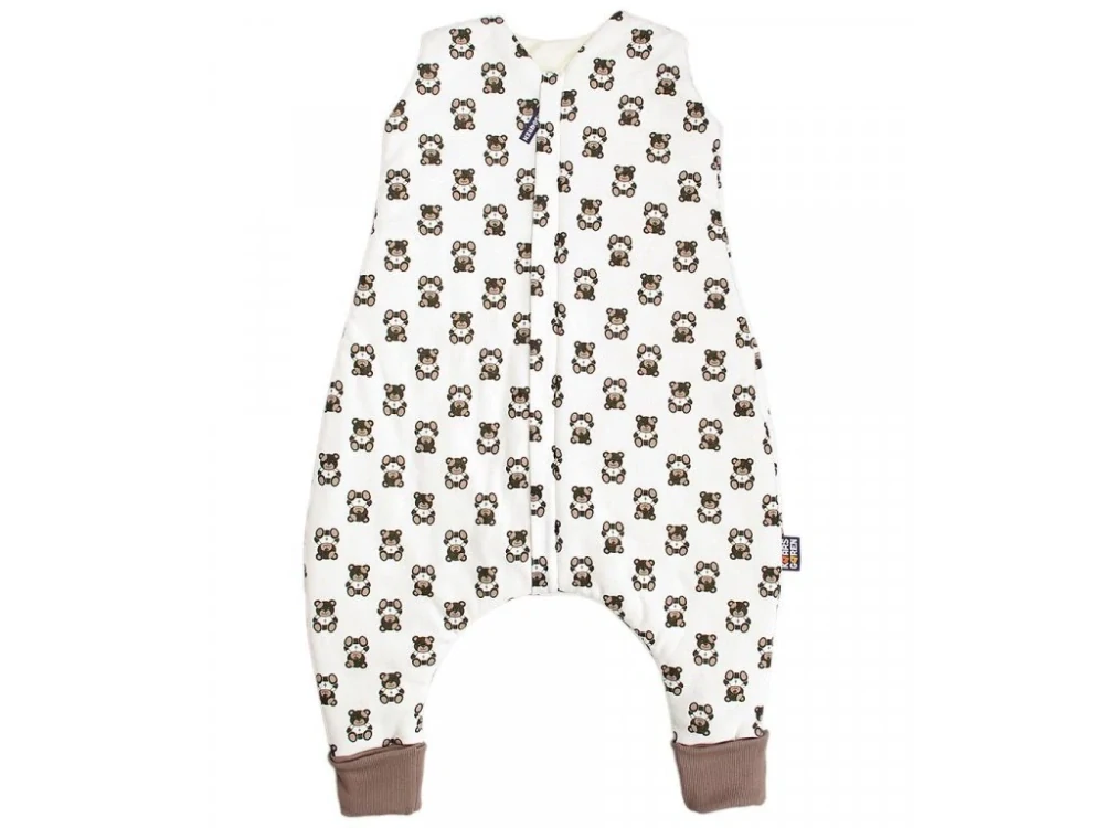 Spací pytel medvídek 90 cm hnědé nohavice Kaarsgaren
