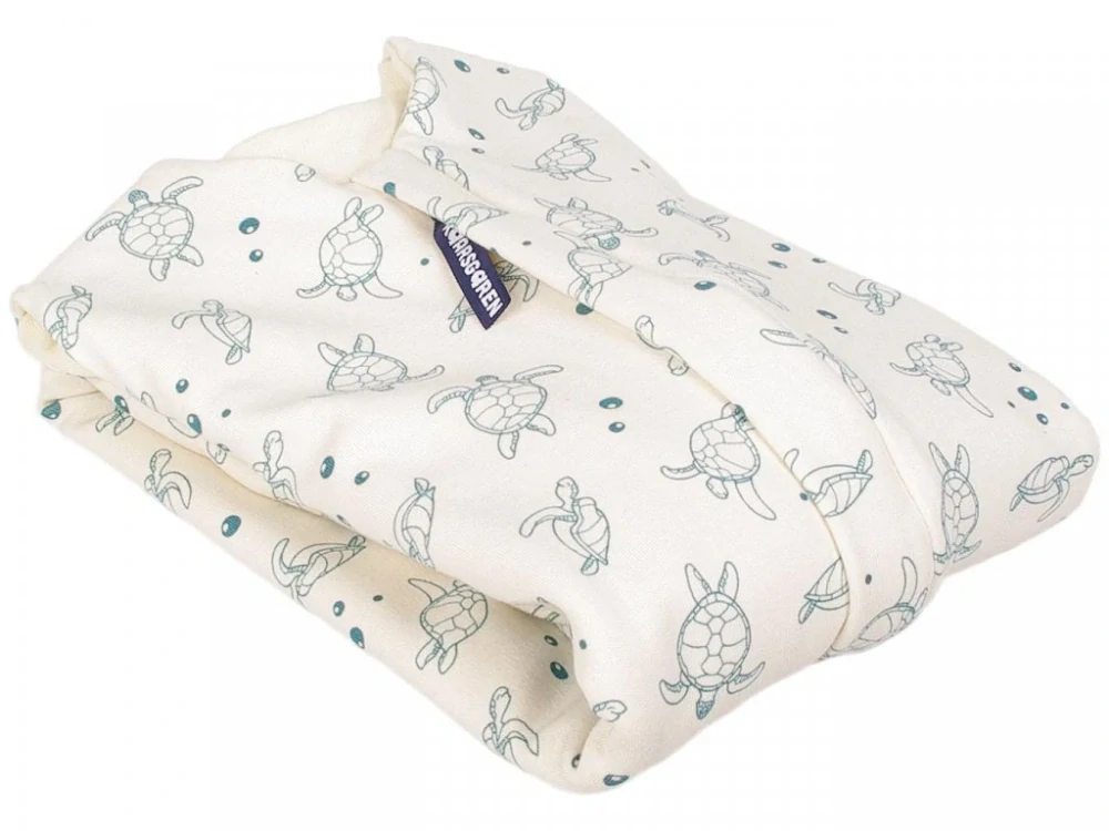 Merino spací pytel s rukávy 60 cm bio želvy zelené nohavice Kaarsgaren