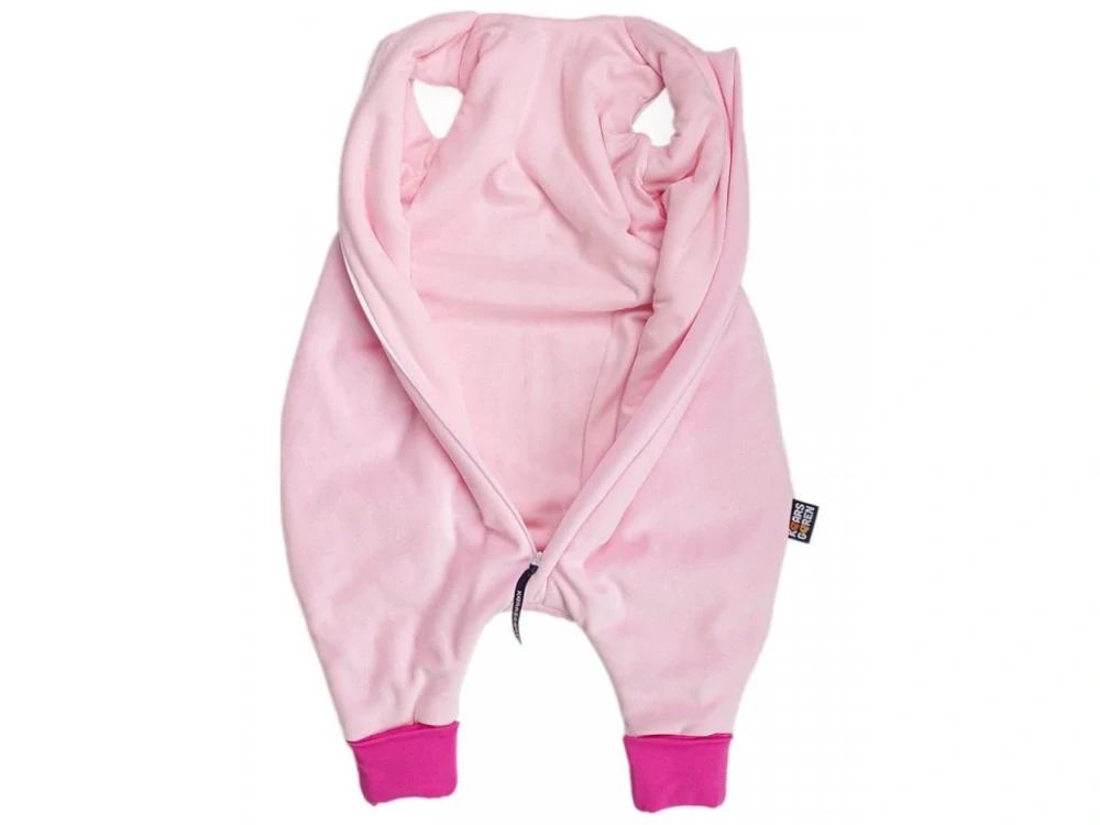 Spací pytel s nožičkami 60 cm růžový plyš Kaarsgaren