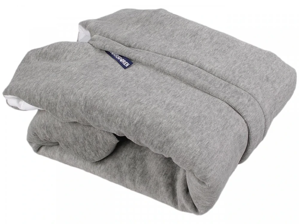 Spací pytel s nožičkami 80 cm šedý plyš Kaarsgaren