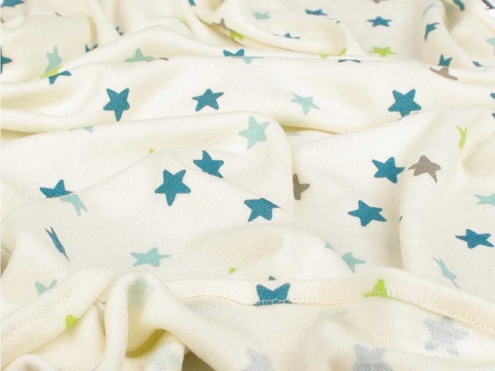 Merino zavinovací deka 65x70 cm hvězdičky Kaarsgaren