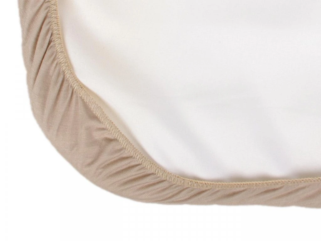 Prostěradlo bavlněné plátýnko 60 x 120 cm béžové Kaarsgaren