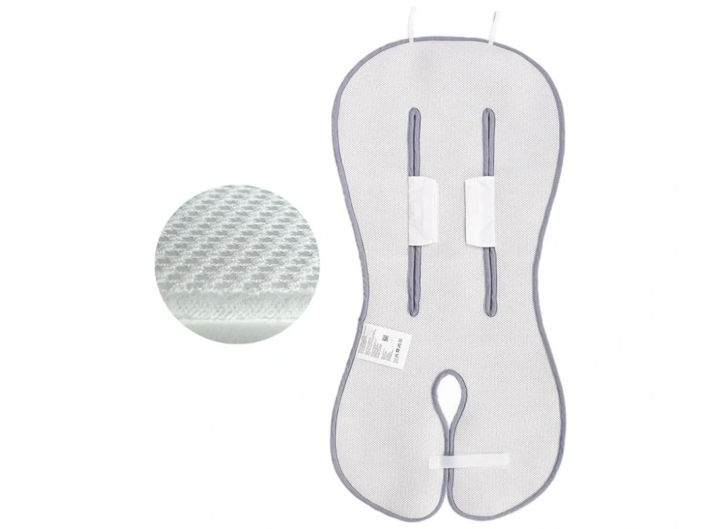 Vložka do kočárku i autosedačky 3D merino světle šedé Kaarsgaren