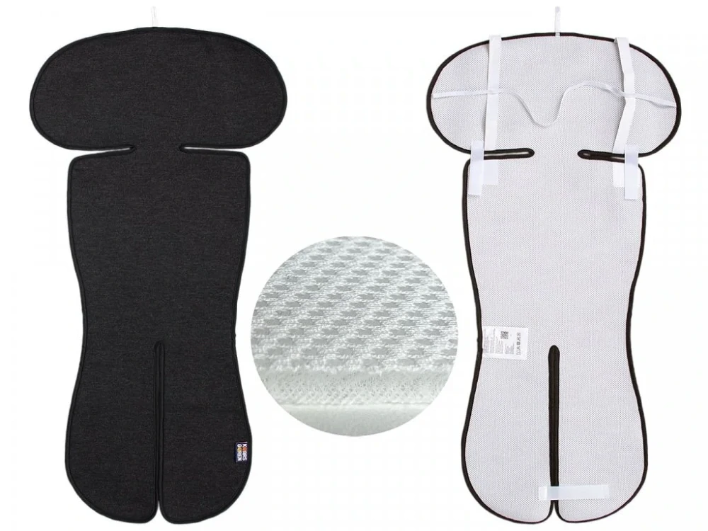 Vložka do autosedačky 9-36 merino 3D černá Kaarsgaren