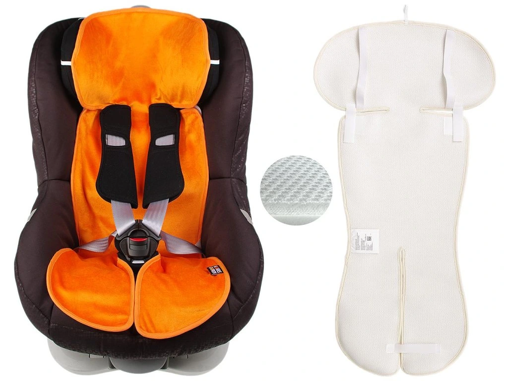 Vložka do autosedačky 9-36 bambus 3D oranžová Kaarsgaren