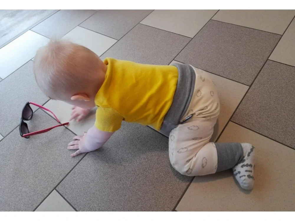 Kalhoty s protiskluzem bavlna víly modré 74 Kaarsgaren