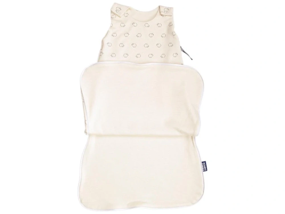 Merino spací pytel 60 cm bio beránci zip na boku Kaarsgaren