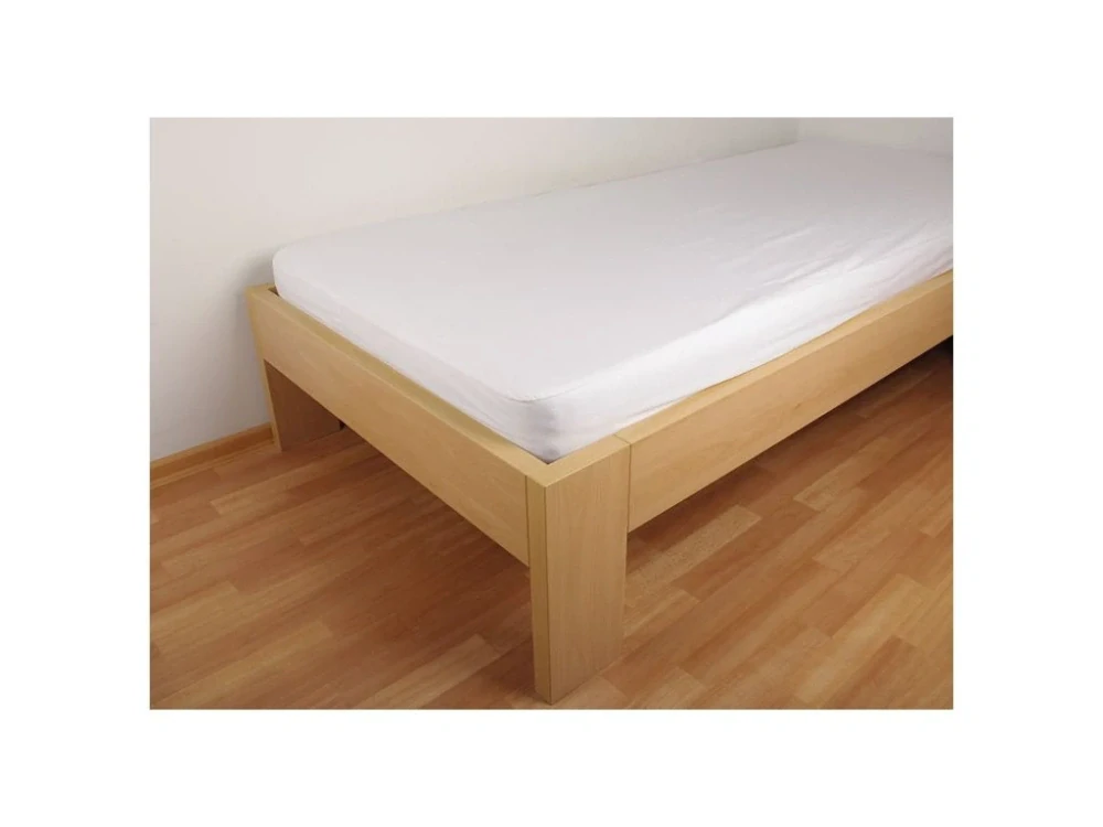 2v1 Bílé prostěradlo 120x200 cm a chránič matrace Kaarsgaren