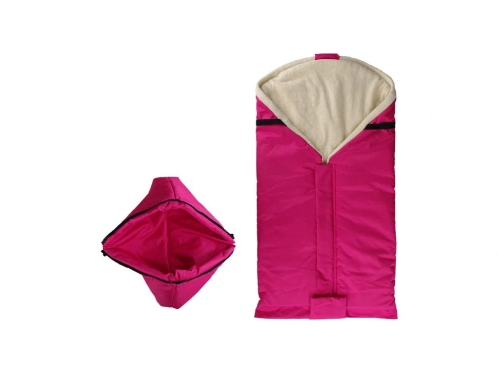 Zimní fusak s beránkem z biobavlny růžový Kaarsgaren