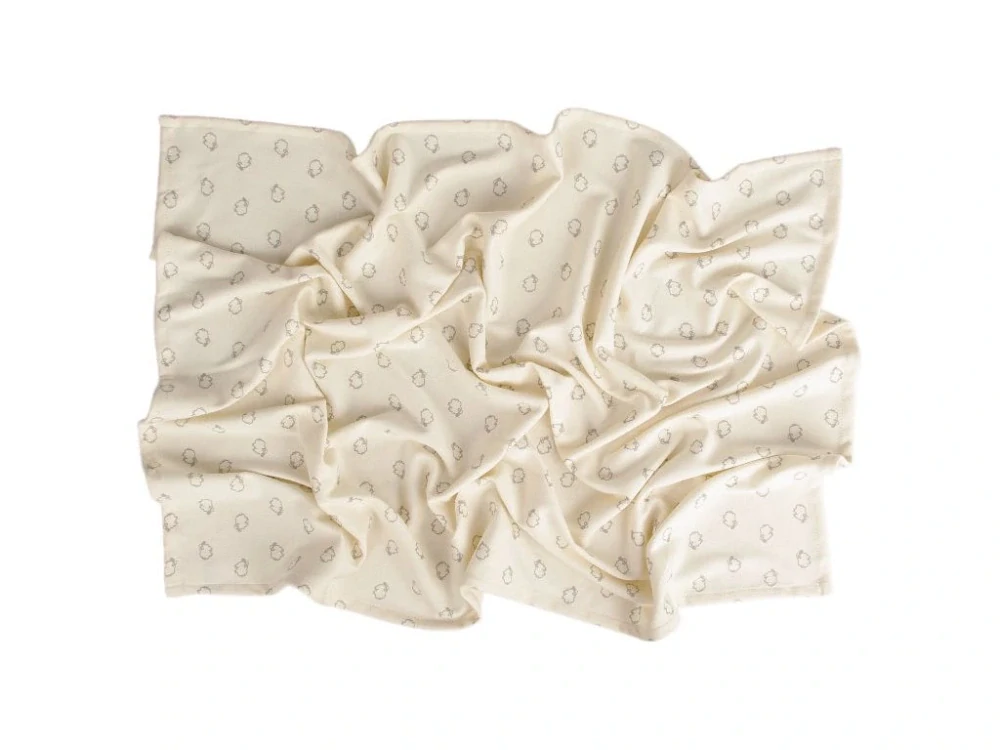 Letní dětská deka 100x150 cm z biobavlny beránci Kaarsgaren