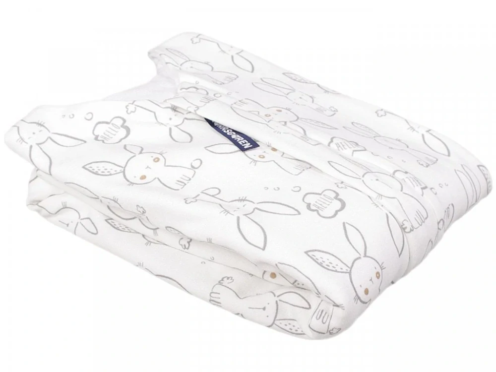 Letní spací pytel 90 cm s nožičkami zajíčci Kaarsgaren