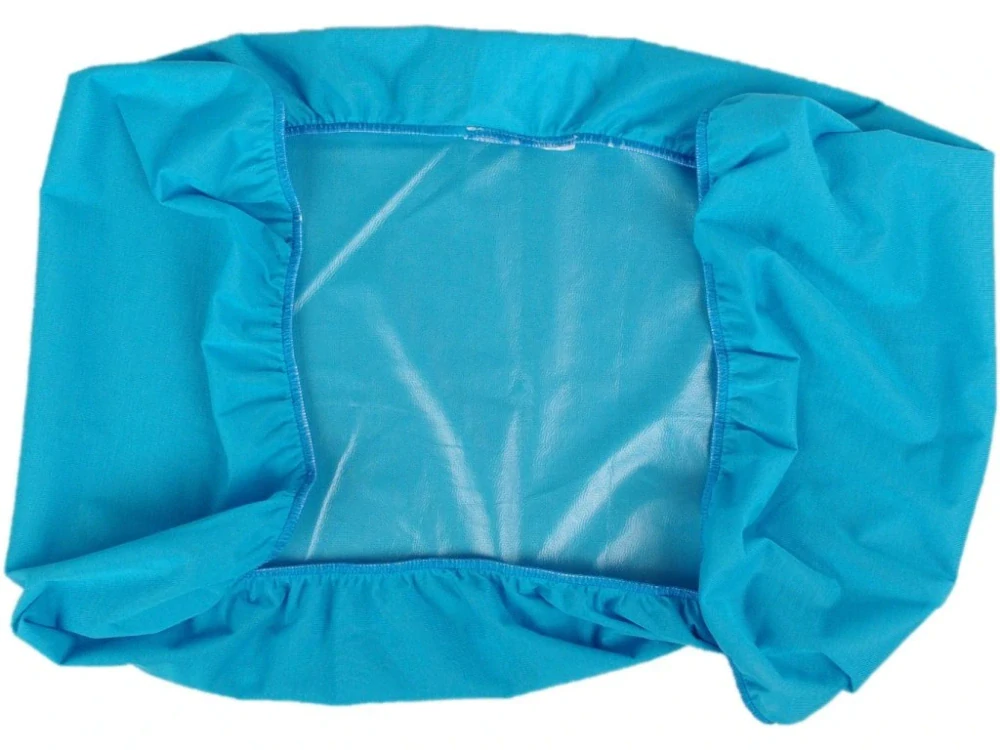 2v1 Tyrkysové prostěradlo 80x160 cm a chránič matrace Kaarsgaren