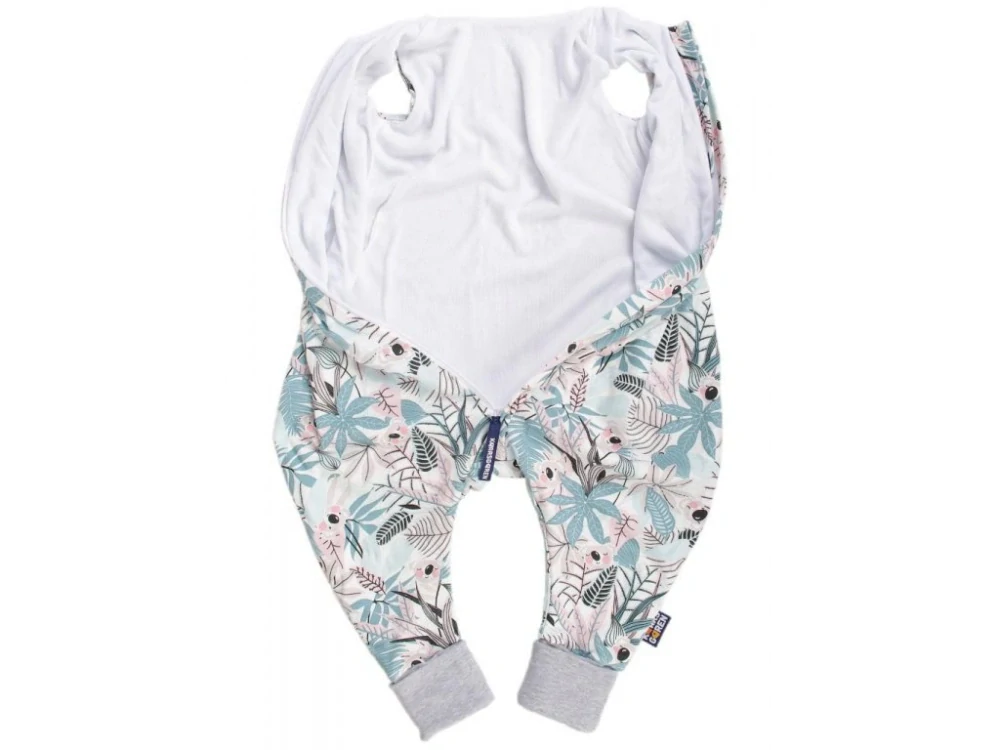 Letní spací pytel 90 cm s nožičkami koala mentolová Kaarsgaren