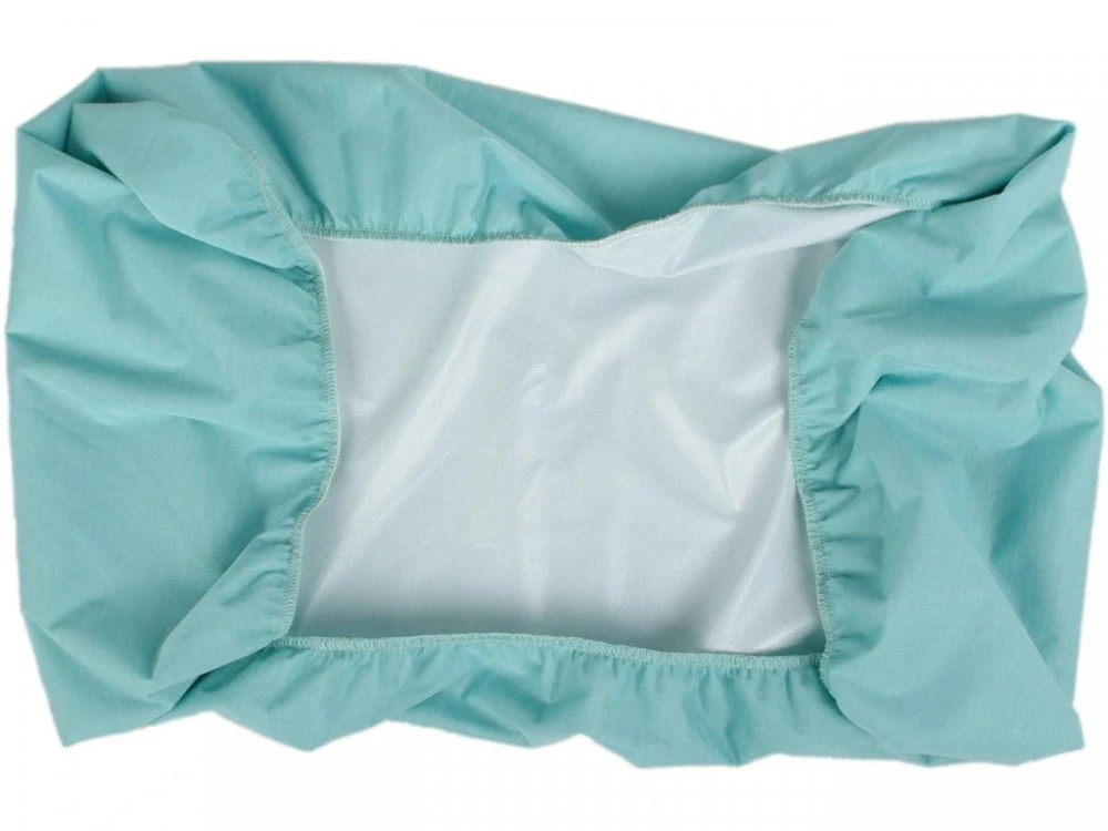 2v1 Mentolové prostěradlo 160x200cm a chránič matrace Kaarsgaren