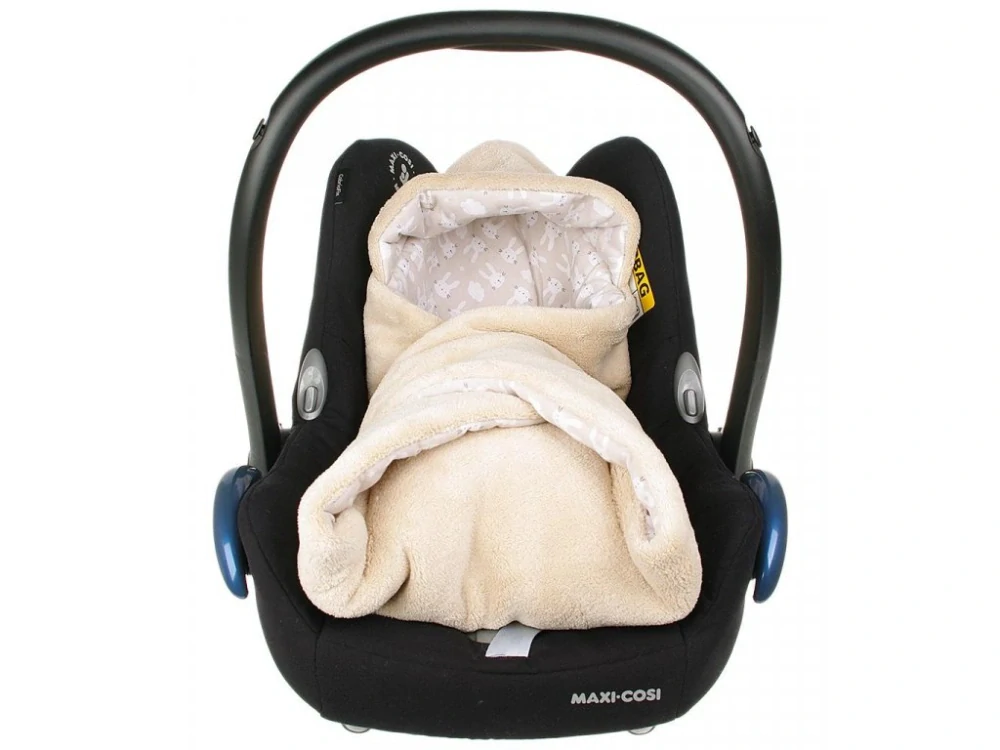 Zateplená zavinovačka wellsoft béžová zajíčci Kaarsgaren