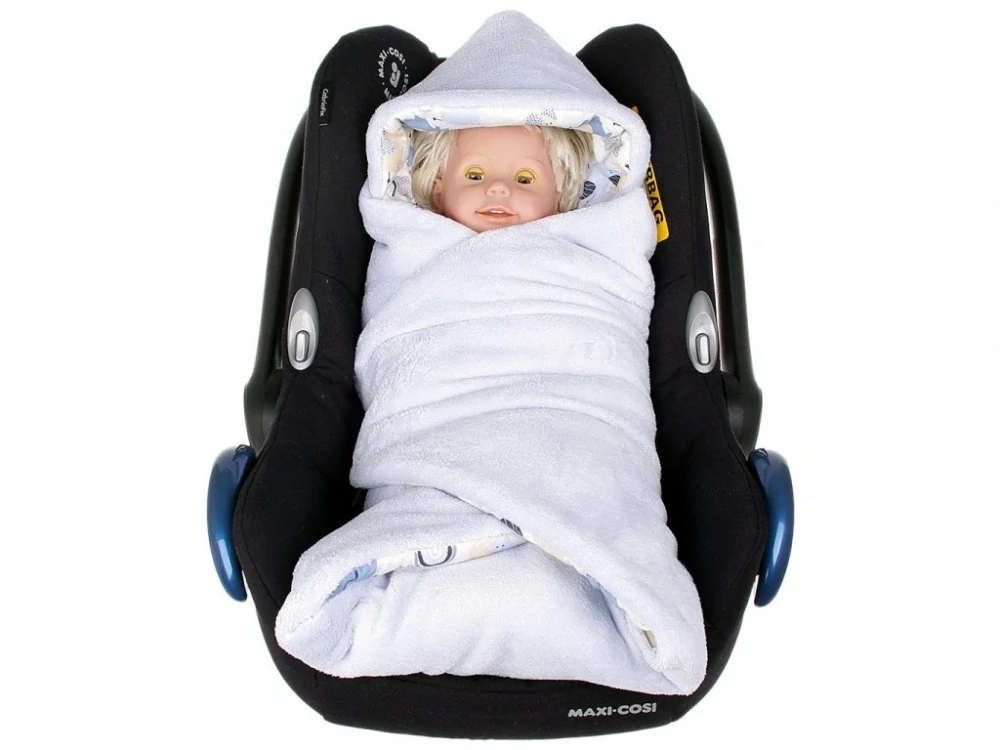 Zateplená zavinovačka wellsoft modrá sloni Kaarsgaren