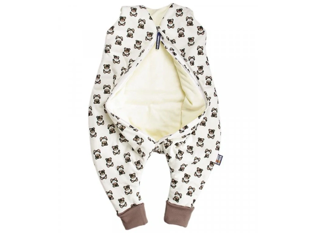 Spací pytel medvídek 70 cm hnědé nohavice Kaarsgaren