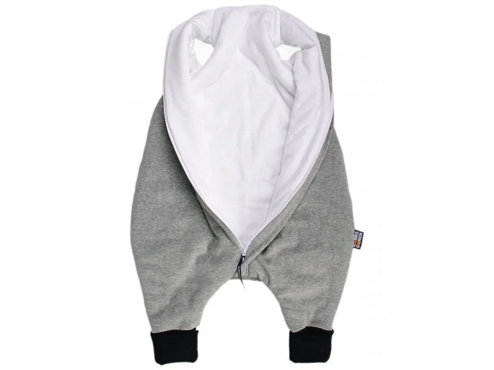 Spací pytel s nožičkami 80 cm šedý plyš Kaarsgaren