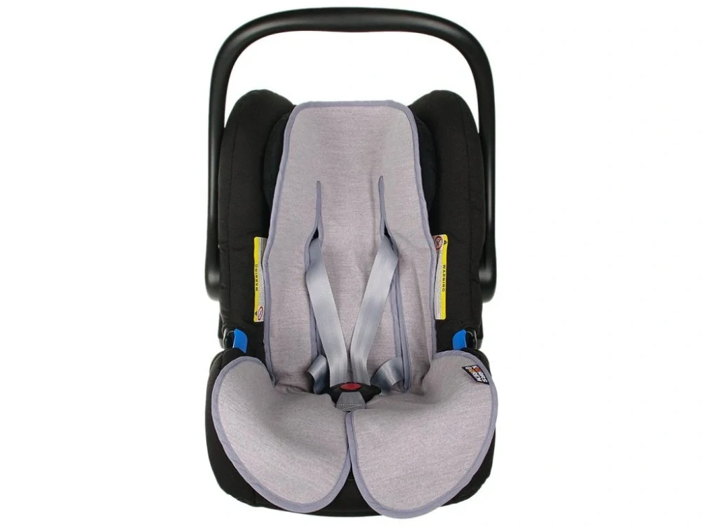 Vložka do kočárku i autosedačky 3D merino světle šedé Kaarsgaren