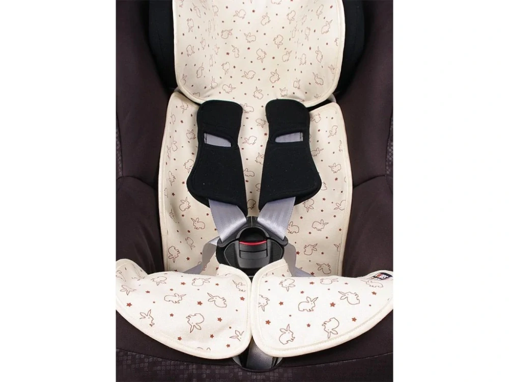 Vložka do autosedačky 9-36 biobavlna 3D králík Kaarsgaren