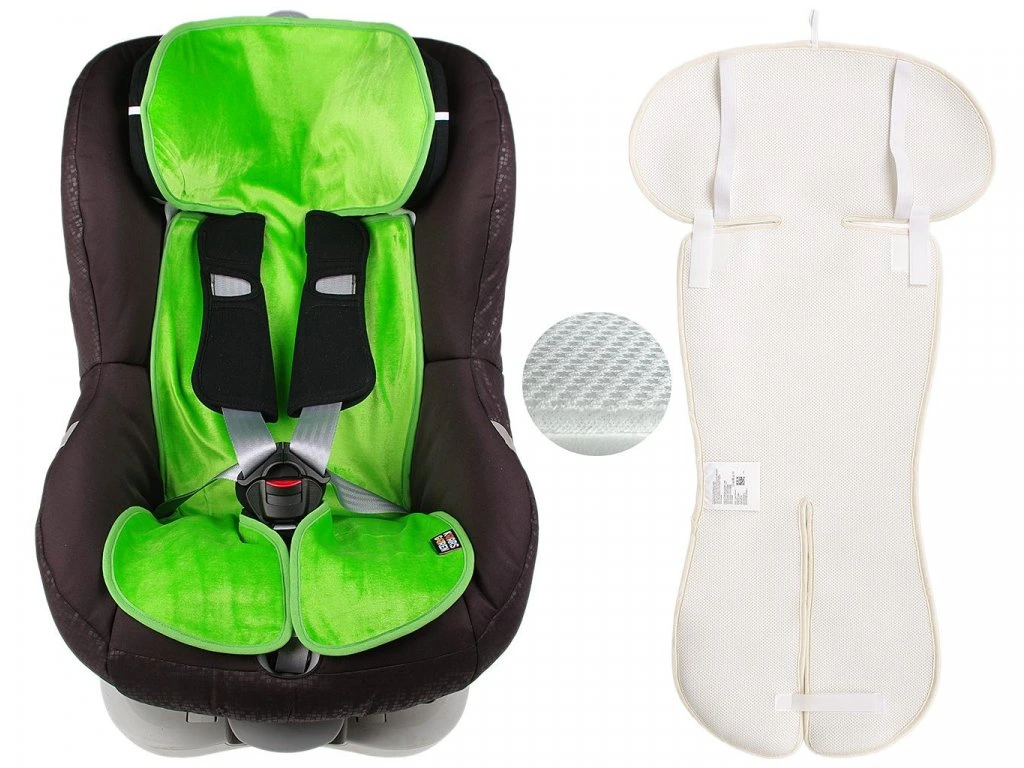 Vložka do autosedačky 9-36 bambus 3D zelená Kaarsgaren
