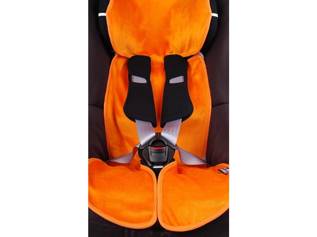 Vložka do autosedačky 9-36 bambus 3D oranžová Kaarsgaren