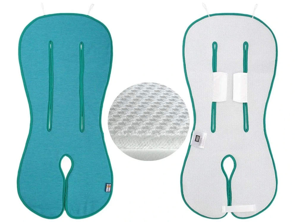 Vložka do kočárku i autosedačky 3D merino aqua Kaarsgaren