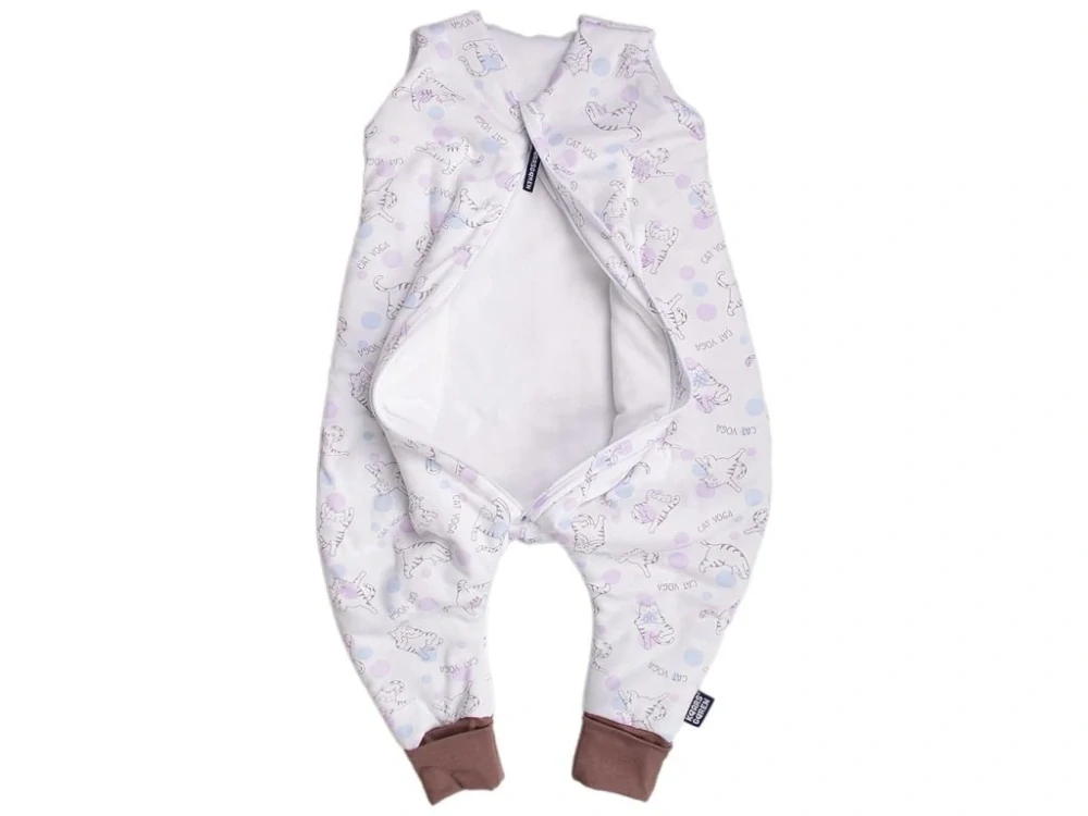 Spací pytel s nožičkami 70 cm kočky cvičící jógu Kaarsgaren