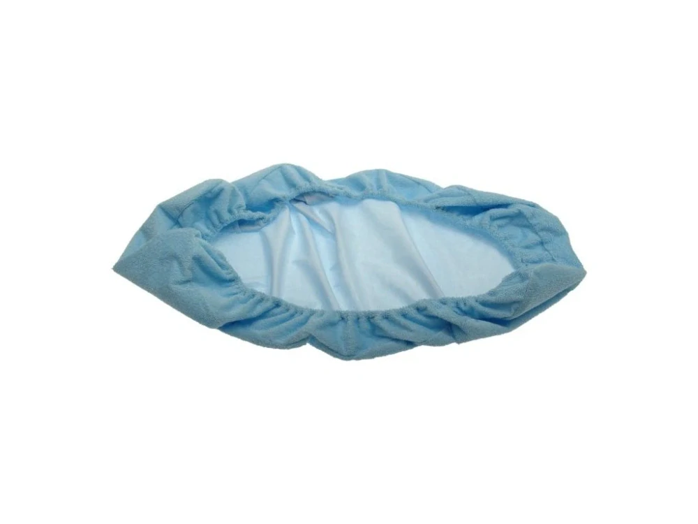 Nepropustné prostěradlo 180x200 cm modré froté bavlna Kaarsgaren