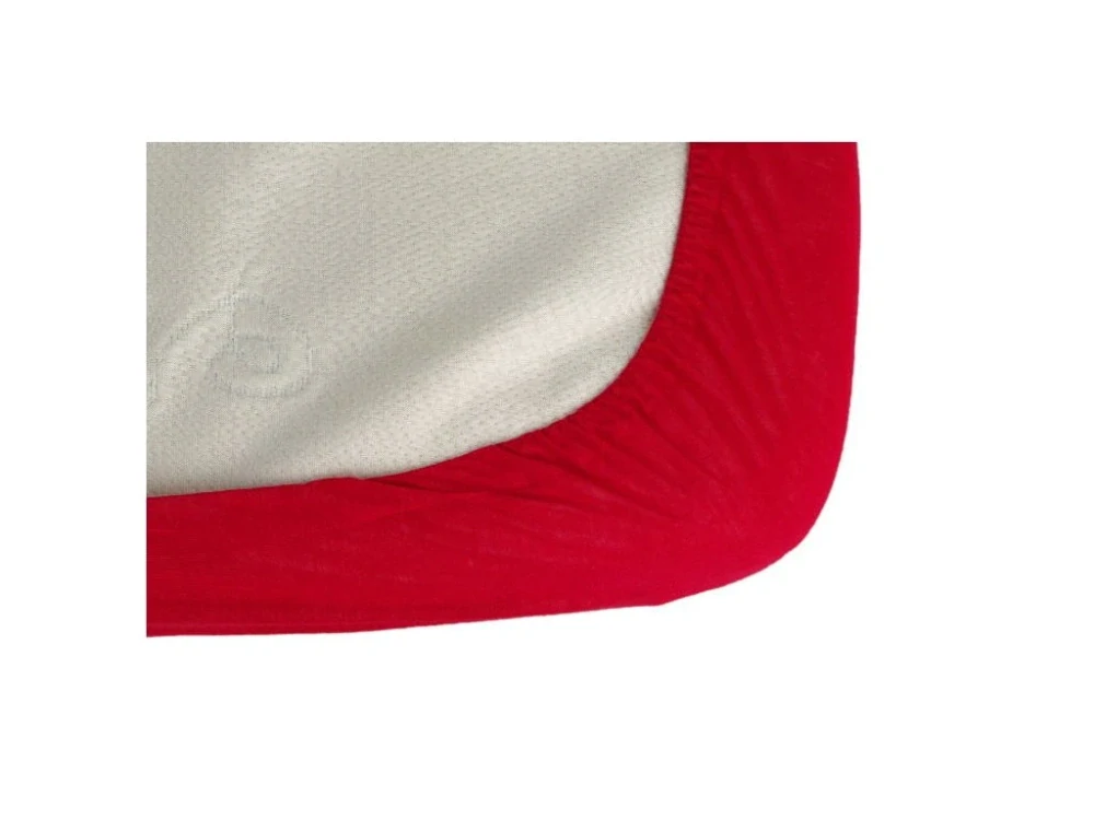 2v1 Červené prostěradlo 100x200 cm a chránič matrace Kaarsgaren