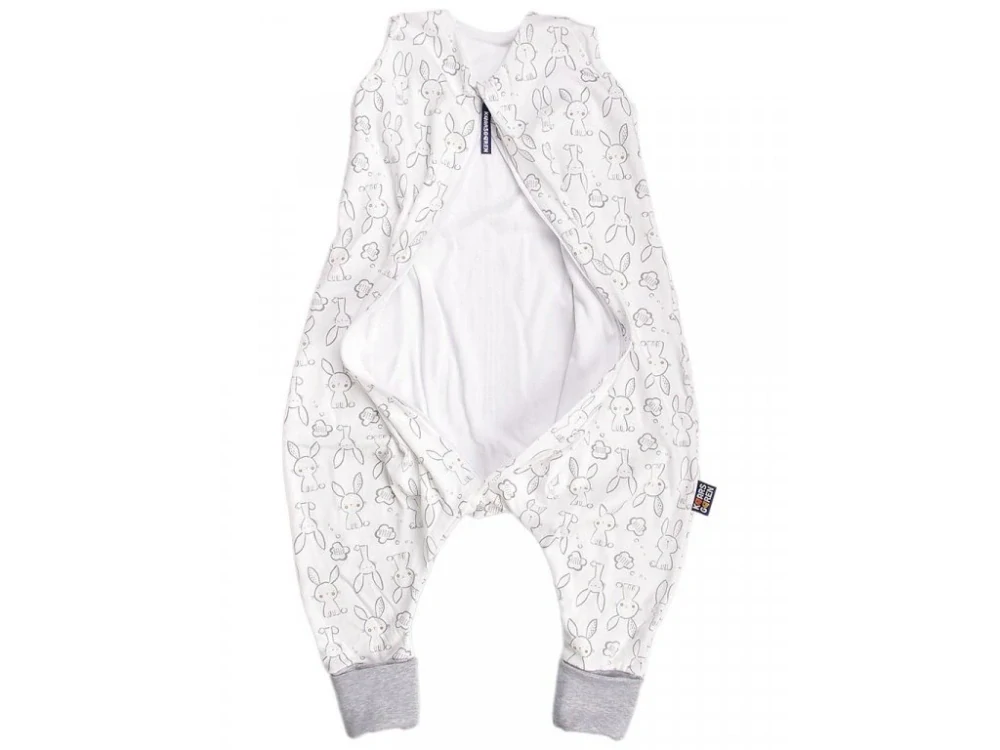 Letní spací pytel 90 cm s nožičkami zajíčci Kaarsgaren