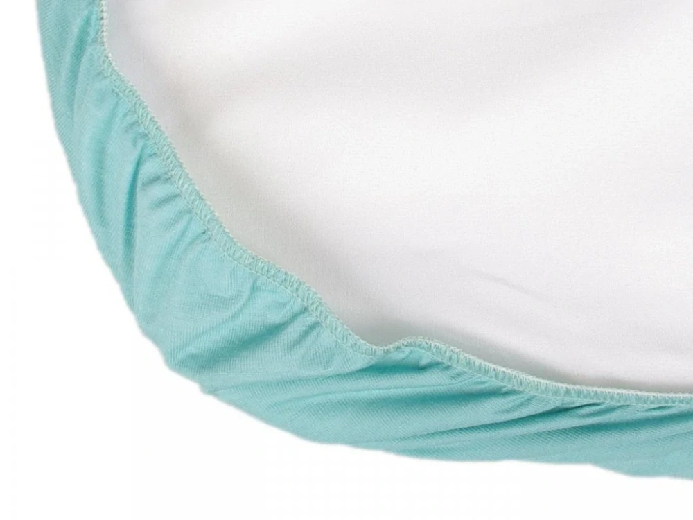 2v1 Mentolové prostěradlo 70x160 cm a chránič matrace Kaarsgaren