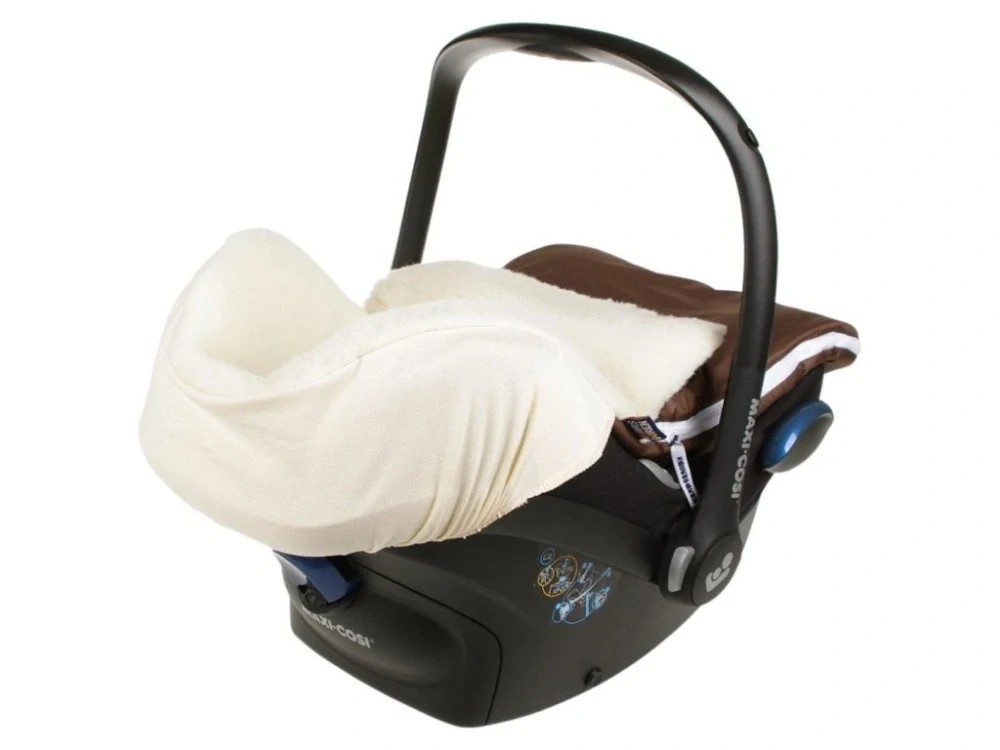 Merino fusak do autosedačky hnědý Kaarsgaren