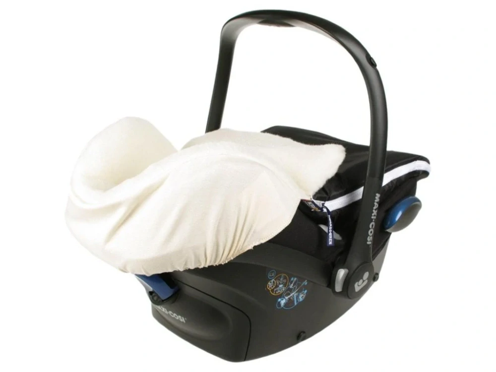 Merino dětský fusak do autosedačky černý Kaarsgaren