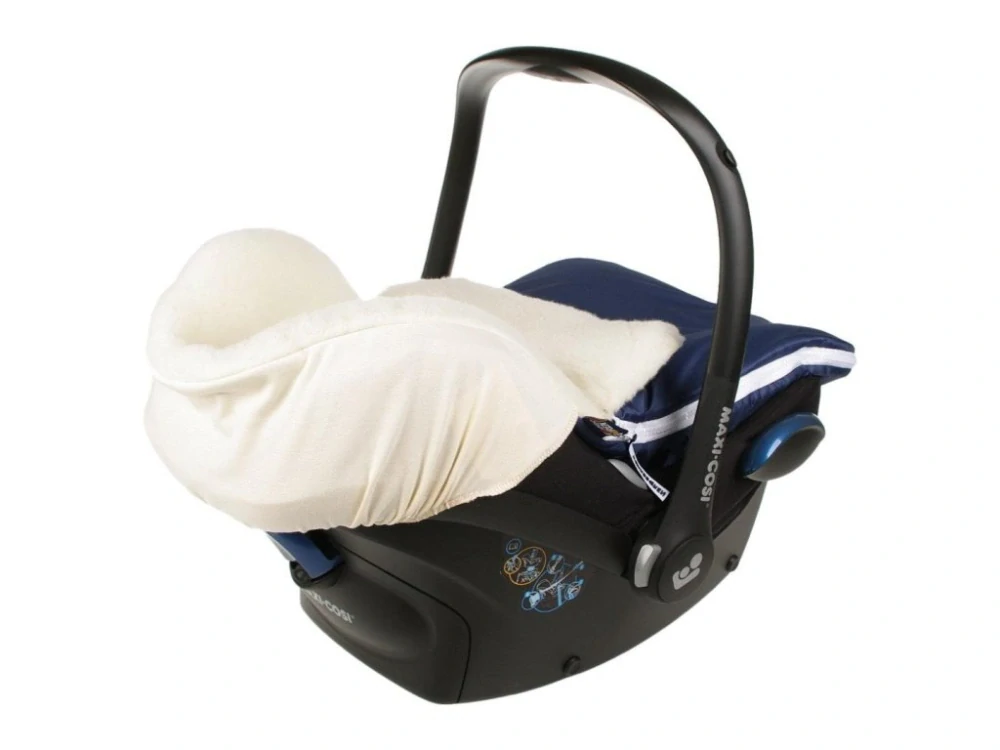 Merino fusak do autosedačky tmavomodrý Kaarsgaren