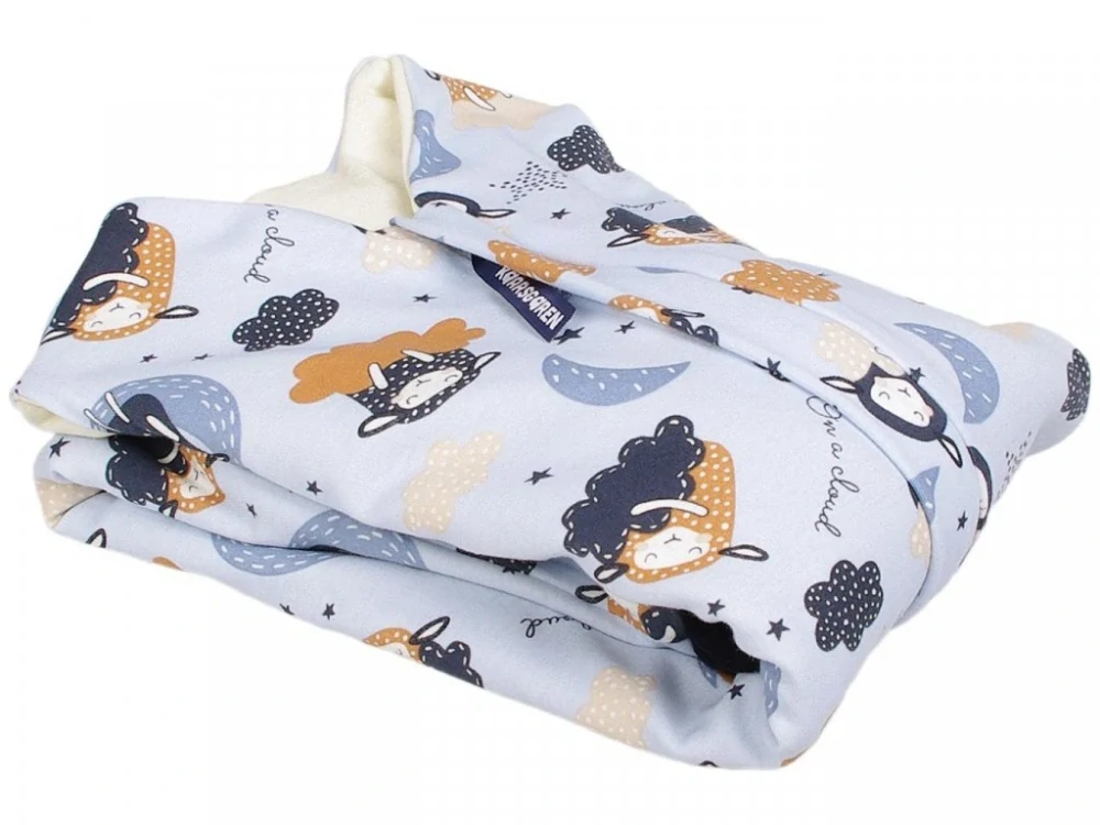 Merino spací pytel 60 cm ovečky modré nohavice Kaarsgaren