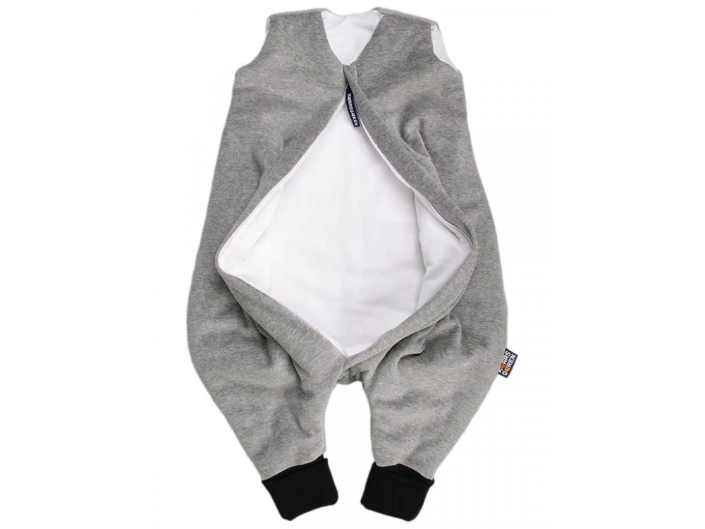 Spací pytel s nožičkami 80 cm šedý plyš Kaarsgaren