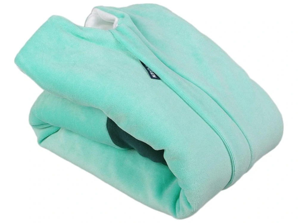 Spací pytel s nožičkami 80 cm mentolový plyš Kaarsgaren