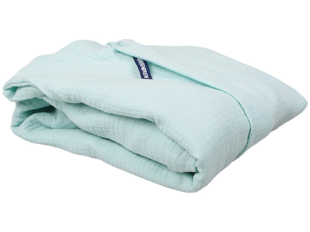 Letní 3D spací pytel 90 cm mentolový mušelín Kaarsgaren